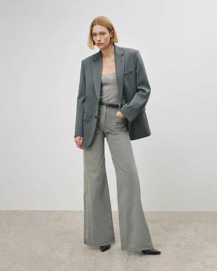 Women Pants and Shorts Nili Lotan FLORENCE PANT Ecru