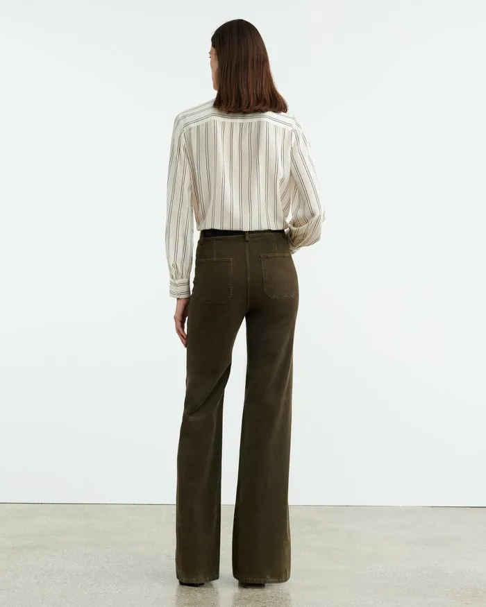 Women Pants and Shorts Nili Lotan FLORENCE PANT Ecru