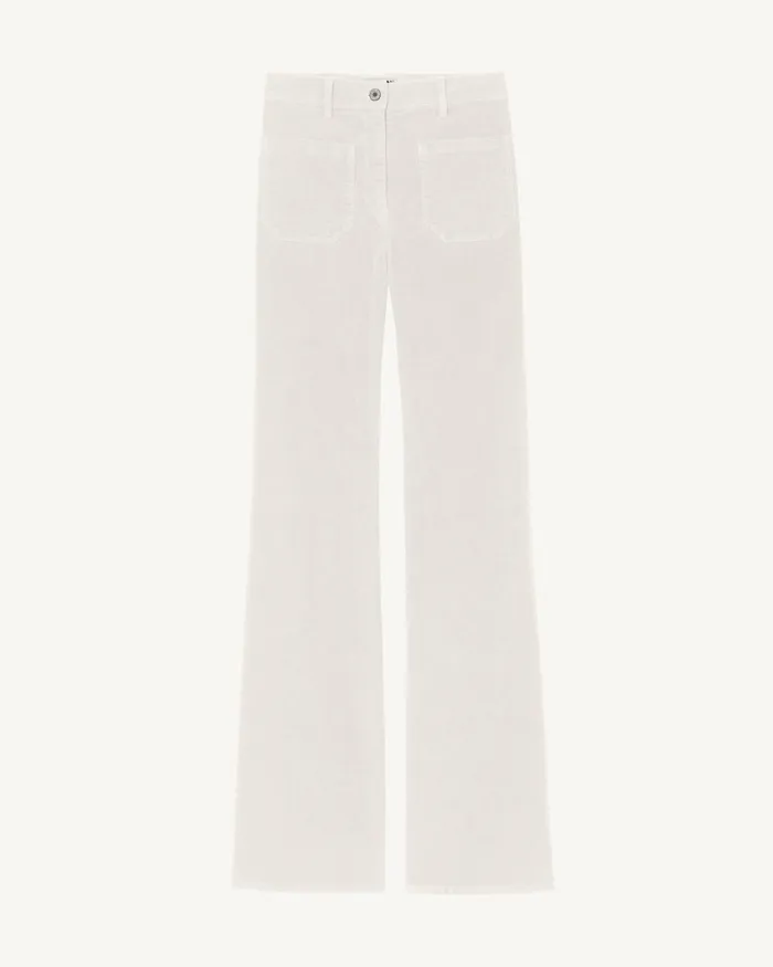 Women Pants and Shorts Nili Lotan FLORENCE PANT Ecru