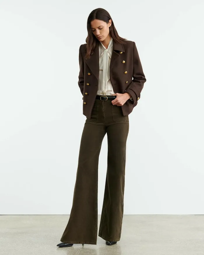 Women Pants and Shorts Nili Lotan FLORENCE PANT Ecru