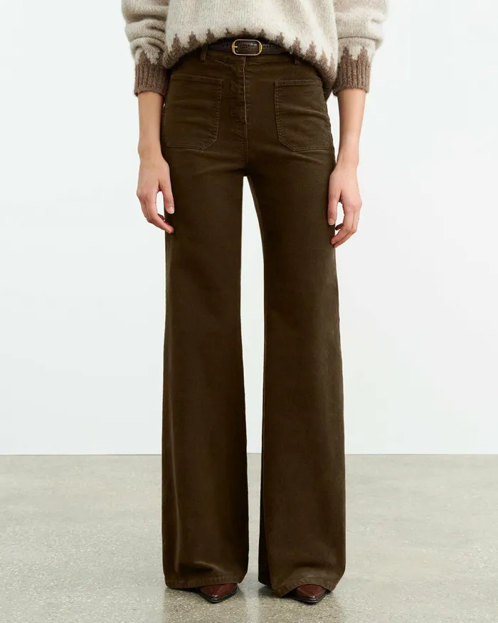 Women Pants and Shorts Nili Lotan FLORENCE PANT Ecru