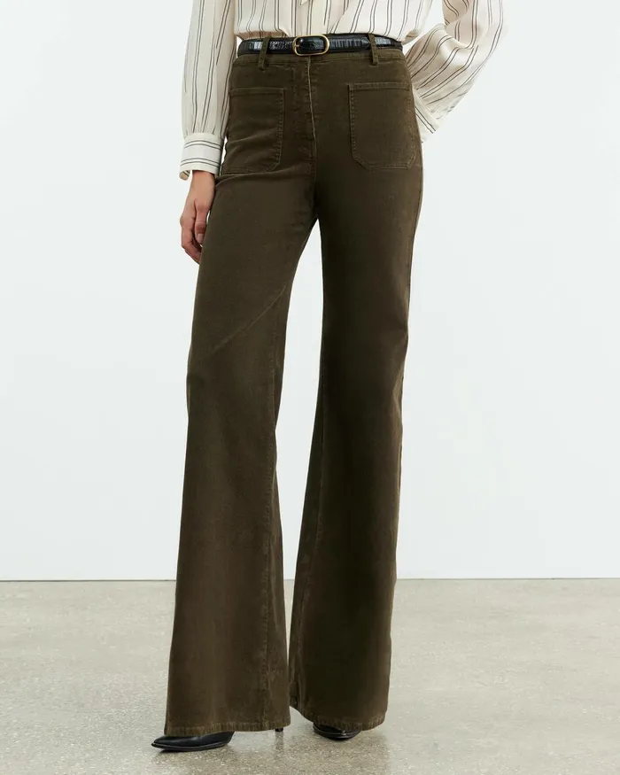 Women Pants and Shorts Nili Lotan FLORENCE PANT Ecru