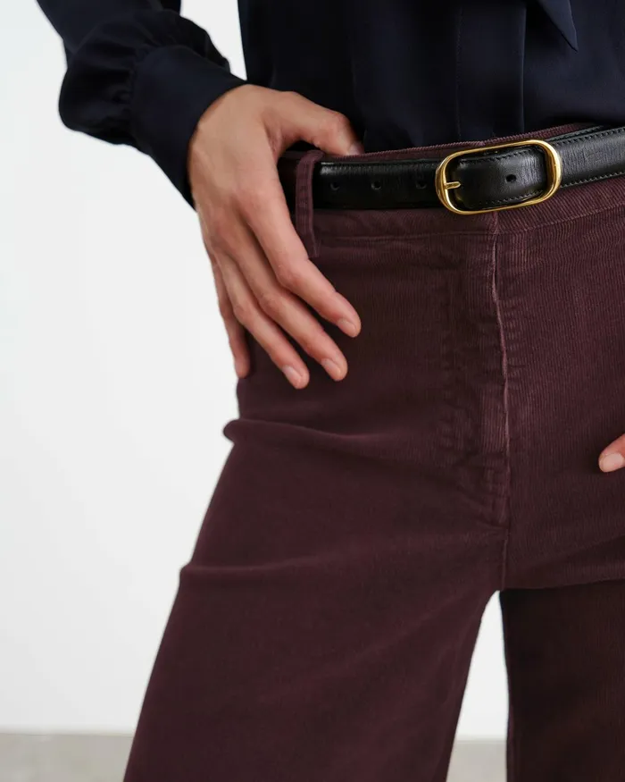 Women Pants and Shorts Nili Lotan MEGAN PANT Midnight