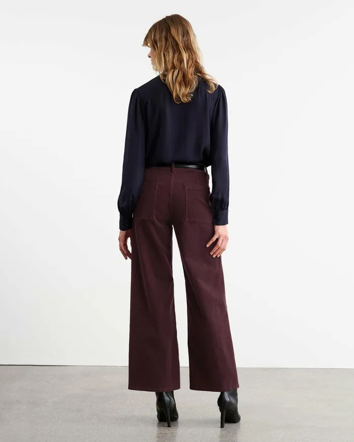 Women Pants and Shorts Nili Lotan MEGAN PANT Midnight