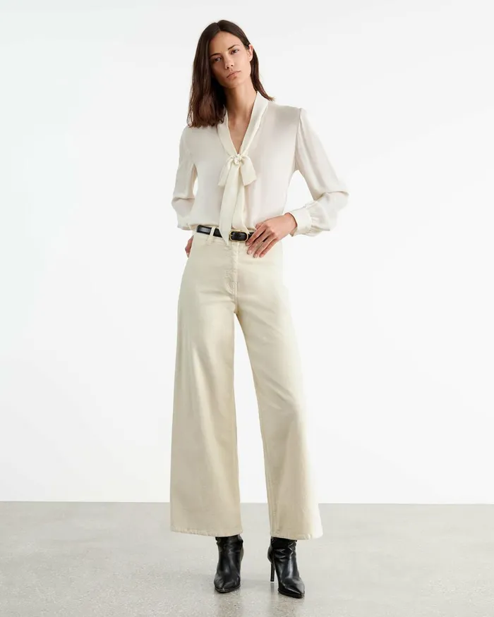 Women Pants and Shorts Nili Lotan MEGAN PANT Midnight