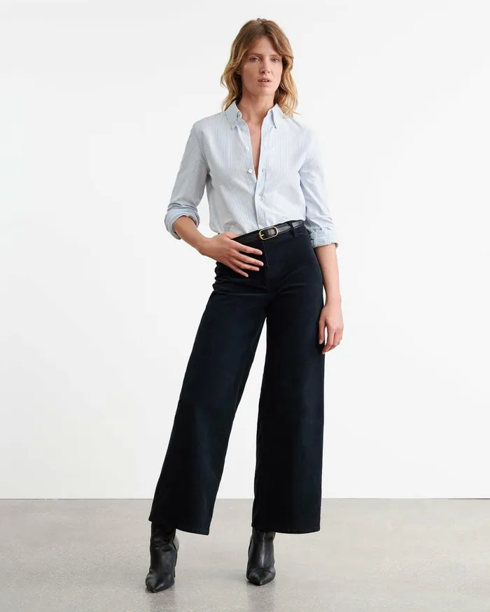 Women Pants and Shorts Nili Lotan MEGAN PANT Midnight