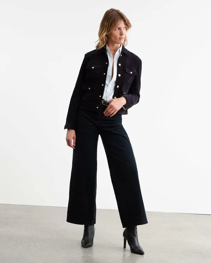 Women Pants and Shorts Nili Lotan MEGAN PANT Midnight