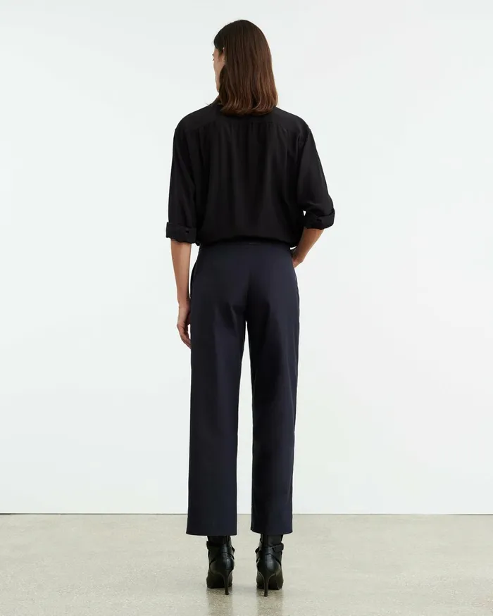 Women Pants and Shorts Nili Lotan NOHAN PANT Midnight