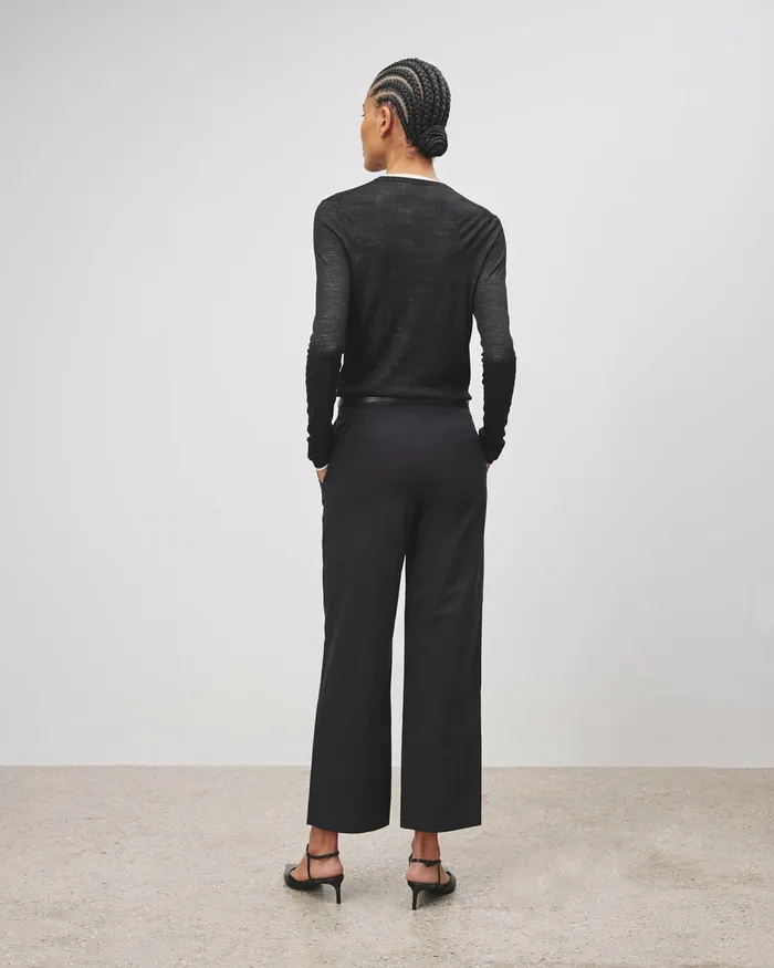 Women Pants and Shorts Nili Lotan NOHAN PANT Midnight