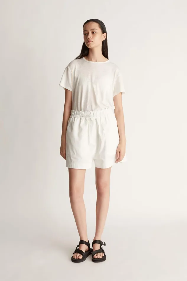 Women Pants And Shorts Lee Mathews LM Drill Short Natural