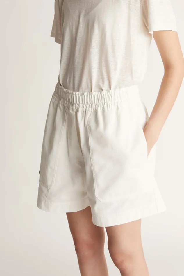 Women Pants And Shorts Lee Mathews LM Drill Short Natural