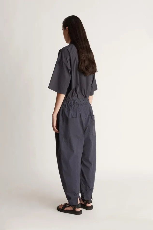 Women Pants And Shorts Lee Mathews LM Poplin Pant Navy