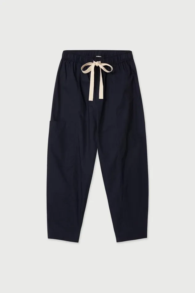 Women Pants And Shorts Lee Mathews LM Poplin Pant Navy