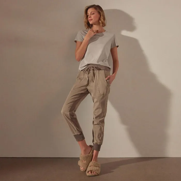 Women PantsDenim James Perse Mixed Media Pant Coyote