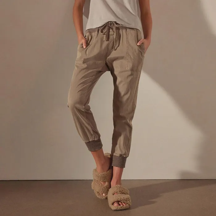 Women PantsDenim James Perse Mixed Media Pant Coyote