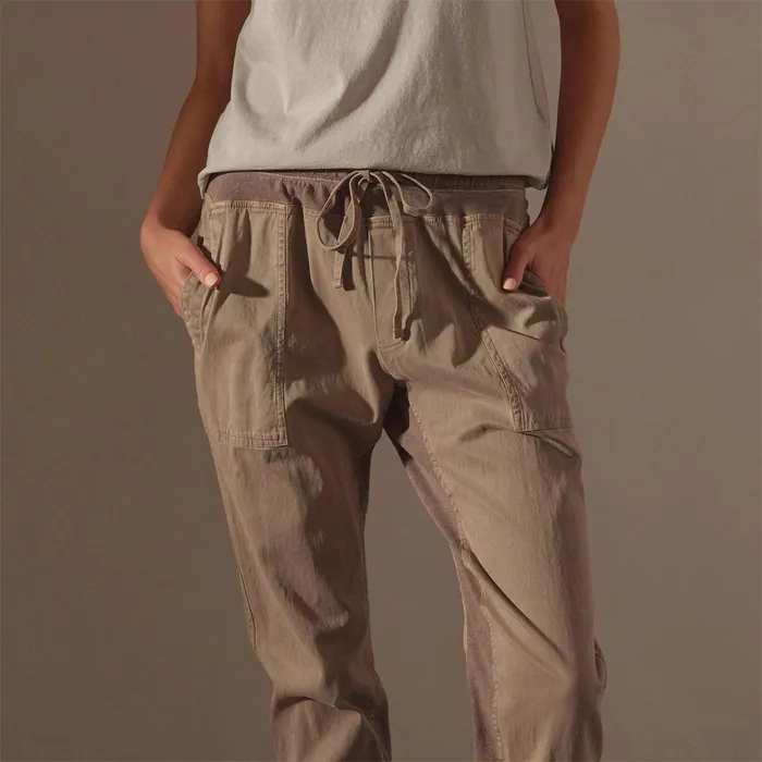 Women PantsDenim James Perse Mixed Media Pant Coyote
