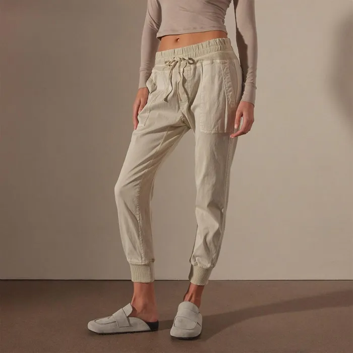 Women PantsDenim James Perse Mixed Media Pant Talc