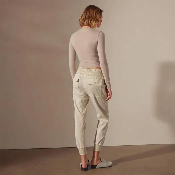 Women PantsDenim James Perse Mixed Media Pant Talc
