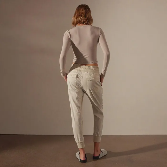 Women PantsDenim James Perse Mixed Media Pant Talc