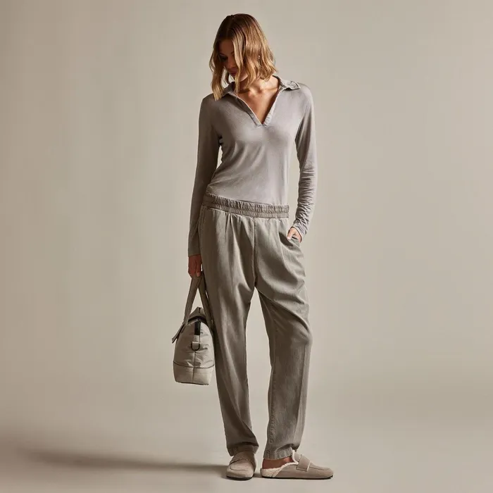 Women PantsDenim James Perse Single Pleat Relaxed Pant Dapple Pigment