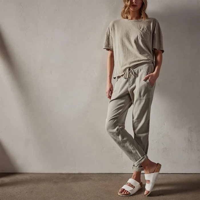 Women PantsDenim James Perse Soft Drape Pant Driftwood Pigment