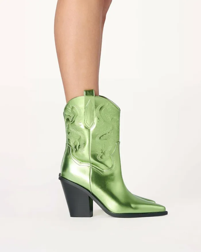Women Party Heels Billini SERGIO 8211 GREEN METALLIC
