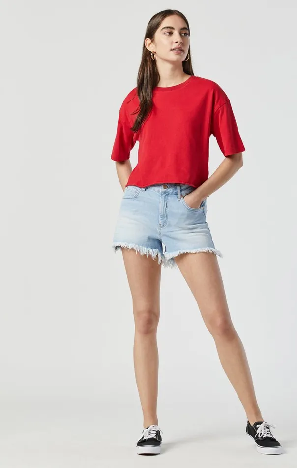 Women Rosie Boyfriend Short In Light Bleached Stretch Mavi Jeans Shorts Women Rosie Boyfriend Short In Light Bleached Stretch Mavi Jeans Shorts