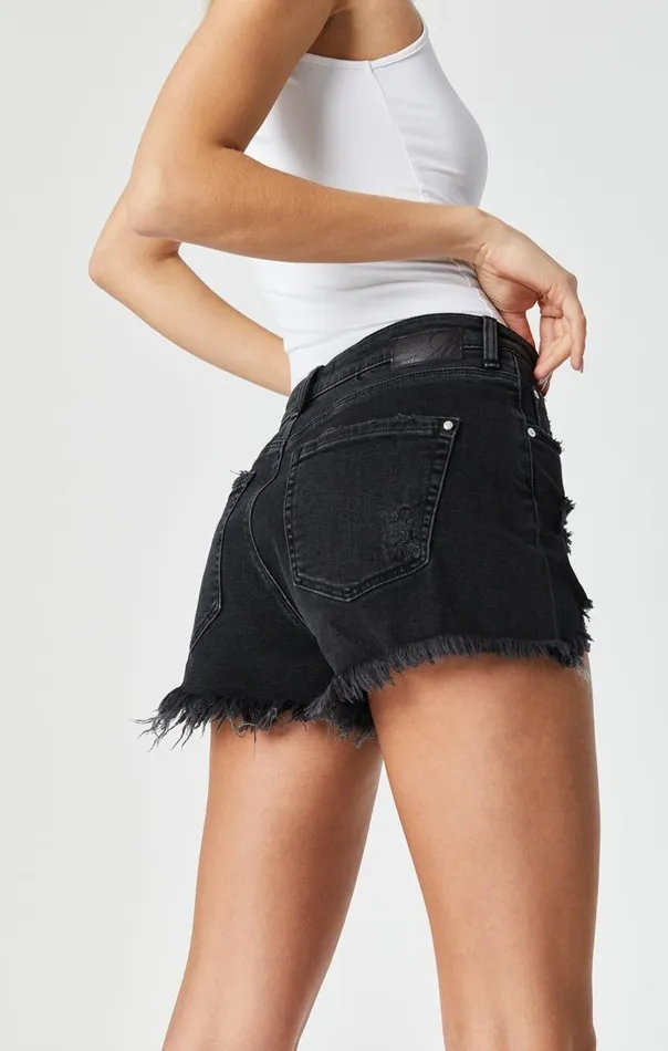 Women Rosie Denim Boyfriend Shorts In Smoke Ripped 90039S Mavi Jeans Shorts Women Rosie Denim Boyfriend Shorts In Smoke Ripped 90039S Mavi Jeans Shorts