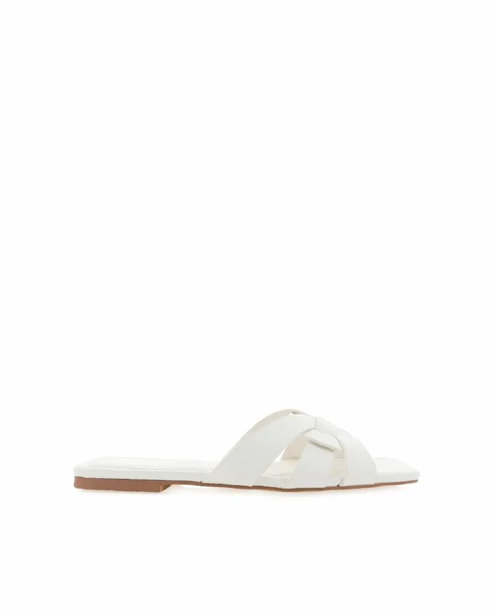 Women Sandals and Slides Billini RYLEY 8211 WHITE