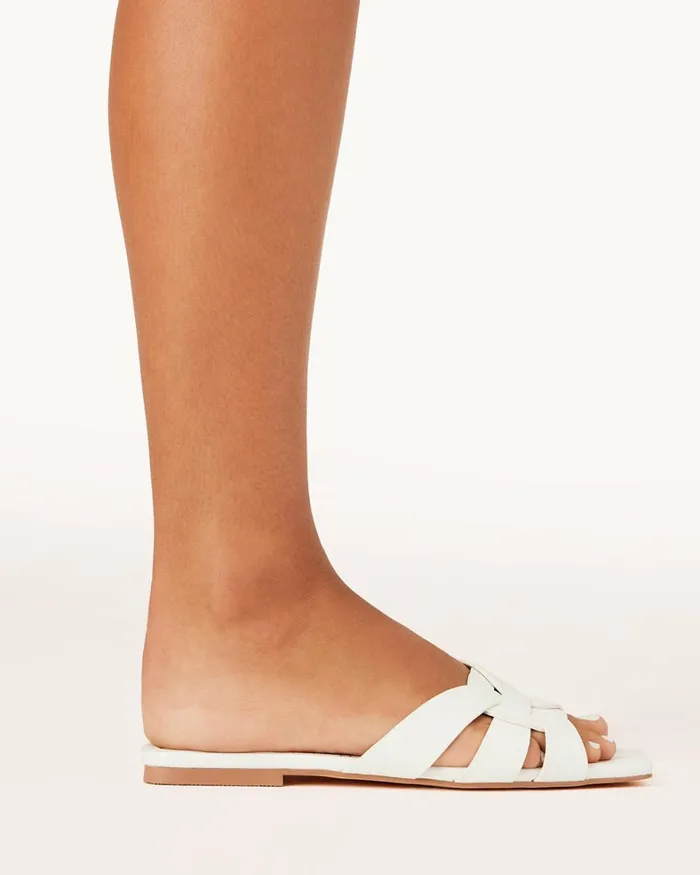 Women Sandals and Slides Billini RYLEY 8211 WHITE