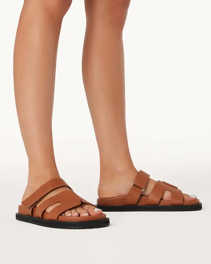 Women Sandals and Slides Billini THEON 8211 TAN
