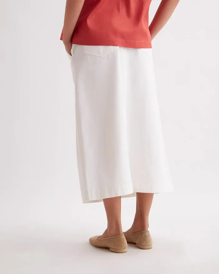 Women Saturdays NYC Skirts Tiffany Midi Skirt Ivory Women Saturdays NYC Skirts Tiffany Midi Skirt Ivory