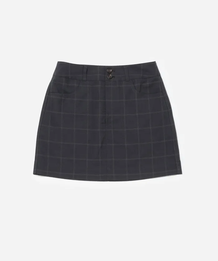 Women Saturdays NYC Skirts Zoe Gabardine Skirt Black
