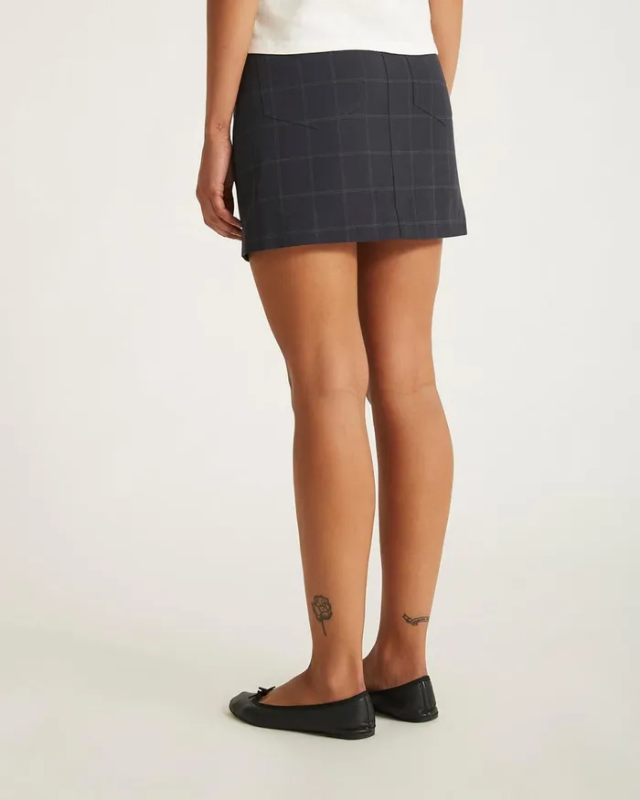 Women Saturdays NYC Skirts Zoe Gabardine Skirt Black Women Saturdays NYC Skirts Zoe Gabardine Skirt Black
