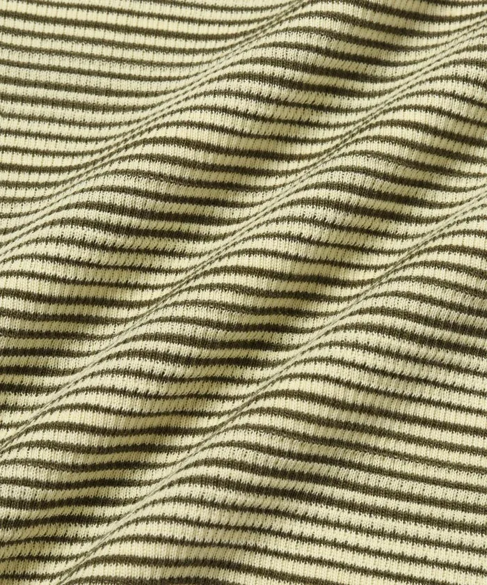 Women Saturdays NYC Tees and Knit Tops Striped Waffle LS Tee Frenchvanilla Women Saturdays NYC Tees and Knit Tops Striped Waffle LS Tee Frenchvanilla
