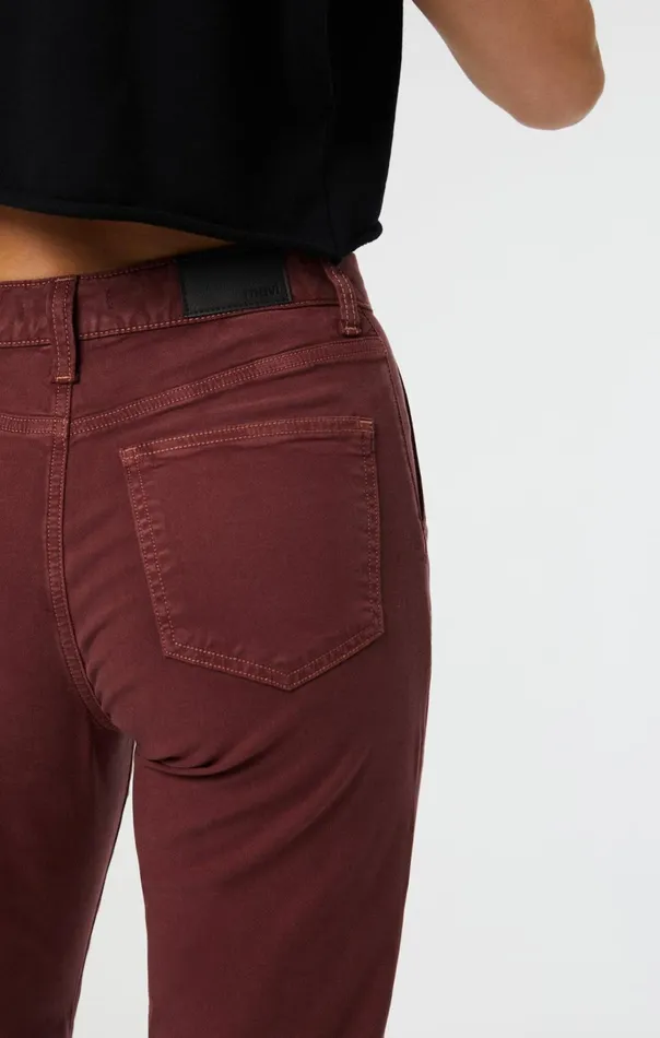 Women Shelia Front Pocket Straight In Port Luxe Twill Mavi Jeans Pants Women Shelia Front Pocket Straight In Port Luxe Twill Mavi Jeans Pants