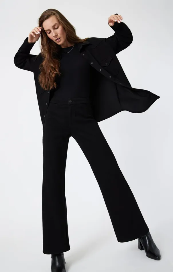 Women Sherry Wide Leg In Smoke Move Mavi Jeans Pants