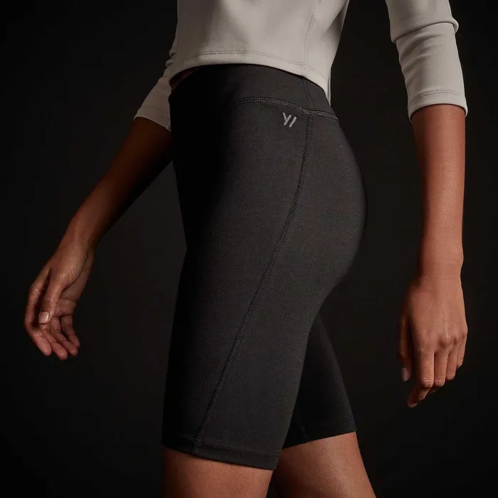 Women Shorts James Perse Spiral Seam Short True Black