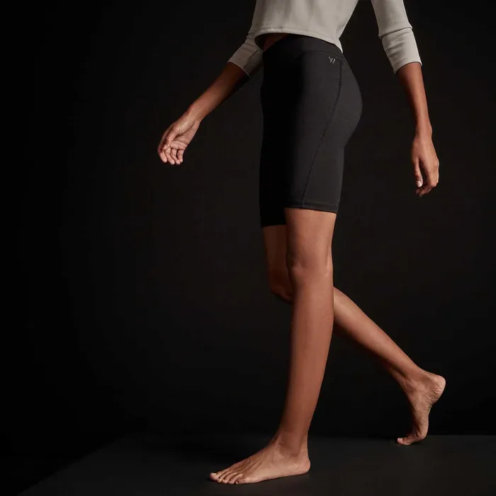 Women Shorts James Perse Spiral Seam Short True Black