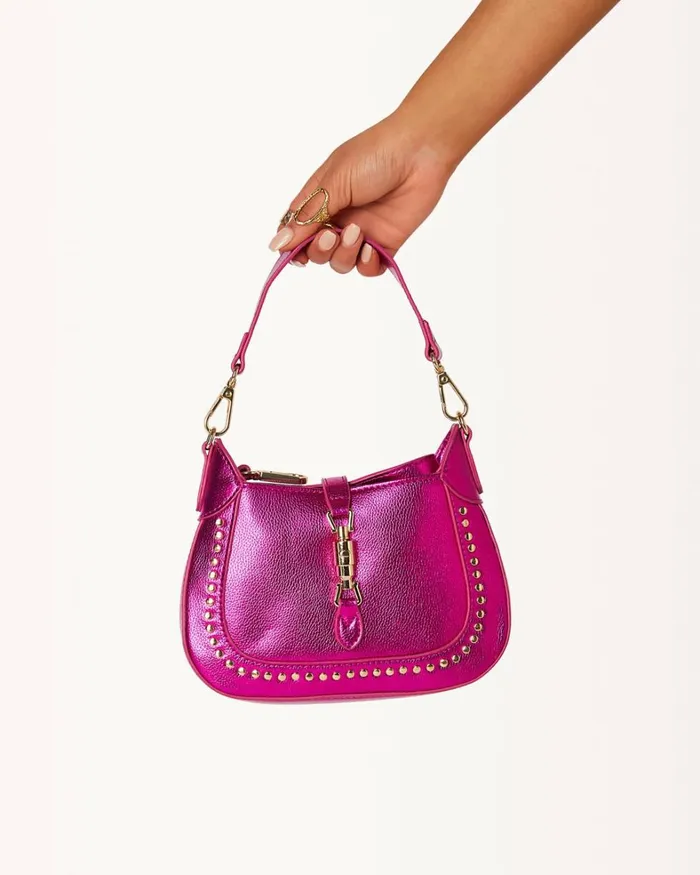 Women Shoulder Bags Billini HOSK CROSS BODY BAG 8211 RASPBERRY METALLIC