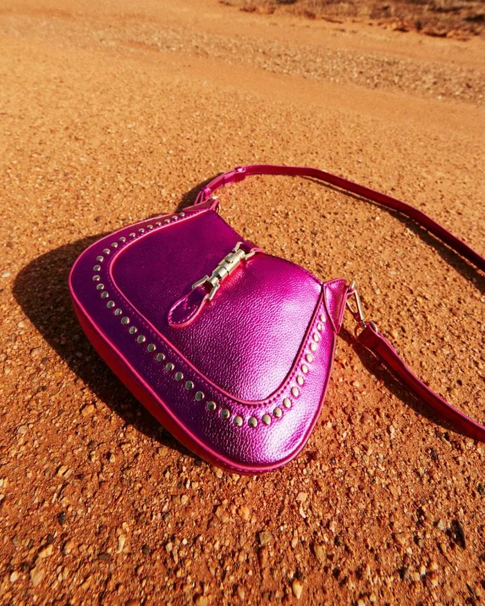 Women Shoulder Bags Billini HOSK CROSS BODY BAG 8211 RASPBERRY METALLIC