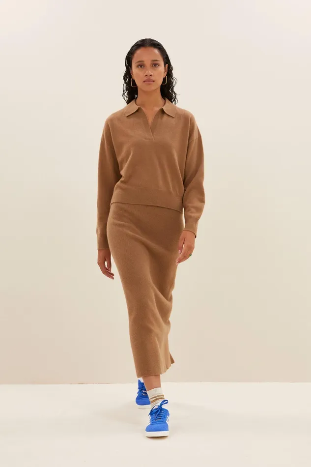 Women Skirts Bybar Dex Skirt Camel