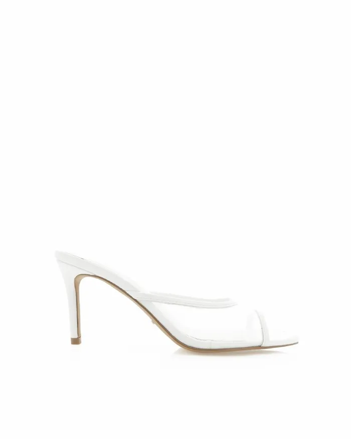 Women Stiletto Heels Billini ISHI 8211 WHITE MESH