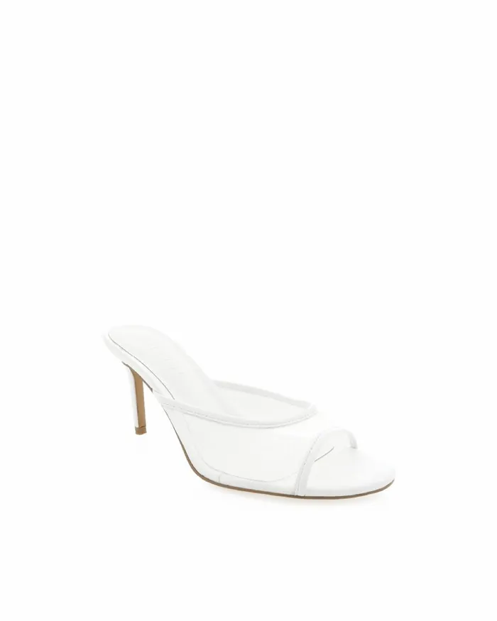 Women Stiletto Heels Billini ISHI 8211 WHITE MESH