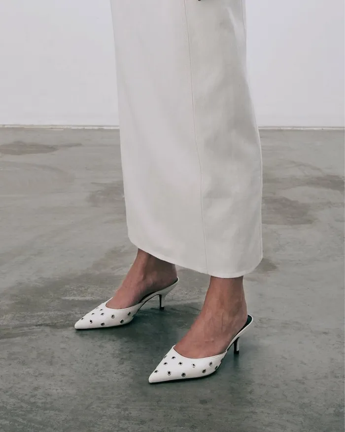 Women Stiletto Heels Billini MILES 8211 WHITE
