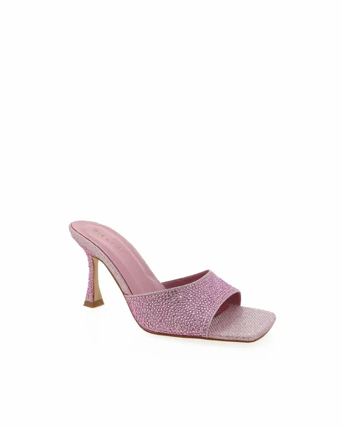 Women Stiletto Heels Billini QUAY 8211 BALLET PINK RHINESTONE