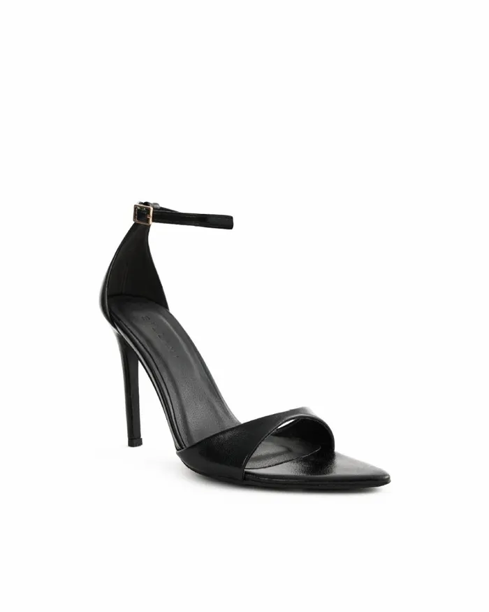 Women Stiletto Heels Billini QUEENA 8211 BLACK SHINE