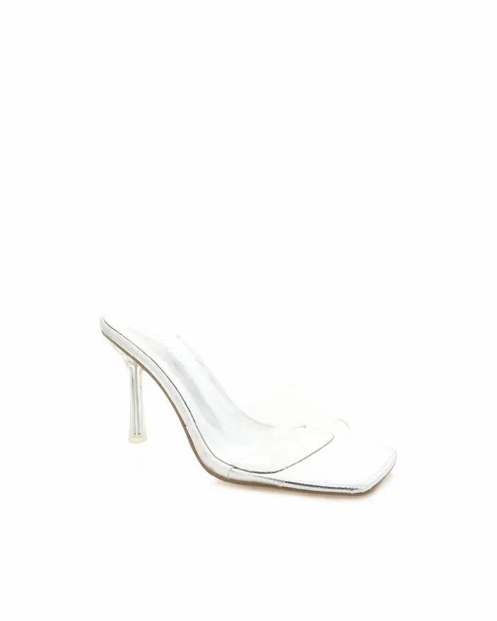 Women Stiletto Heels Billini TOBA 8211 SILVER METALLIC