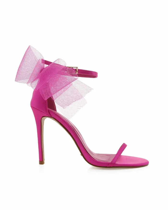 Women Stiletto Heels Billini TYLA 8211 FUCHSIA SATIN