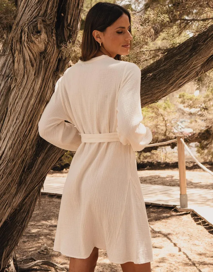Women Stone Belted Grandad Collar Cotton Crinkle Shirt Dress Stone Threadbare Dresses Women Stone Belted Grandad Collar Cotton Crinkle Shirt Dress Stone Threadbare Dresses
